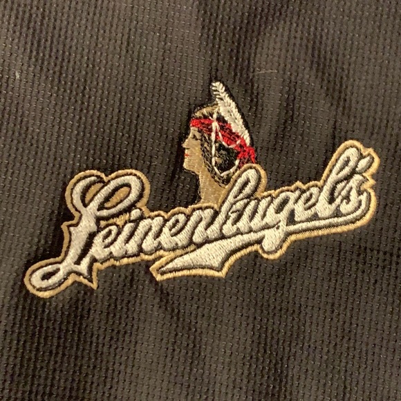 Men’s Leinenkugel’s Embroidered Logo Branded Spring Fall Fleece Jacket Full Zip - Picture 2 of 5